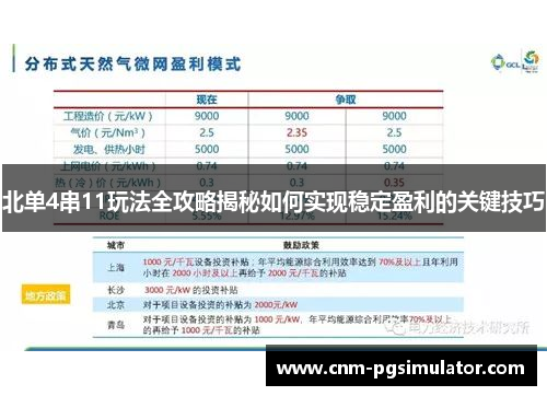北单4串11玩法全攻略揭秘如何实现稳定盈利的关键技巧